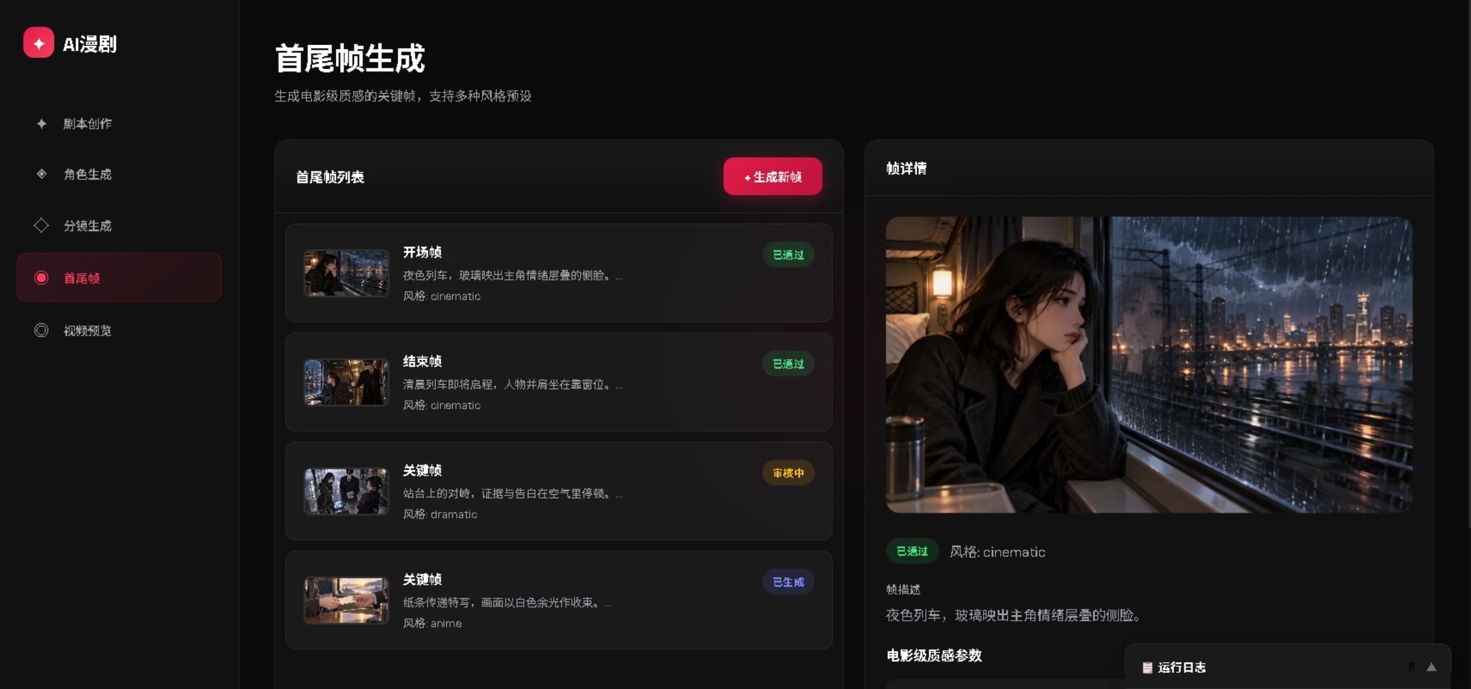 AI 漫剧生成平台