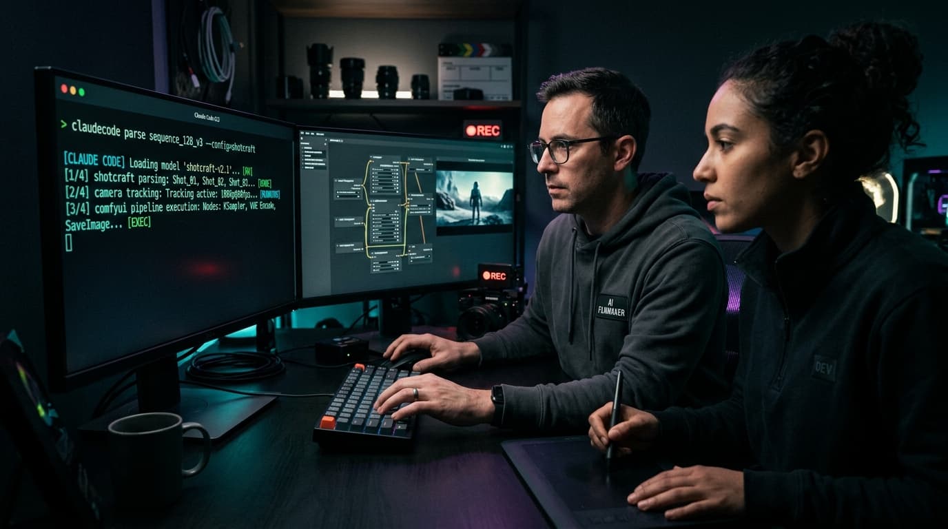 终端里的 AI 导演——Coding Agent 自动化执行镜头拆解、摄影机追踪与 ComfyUI 流程
